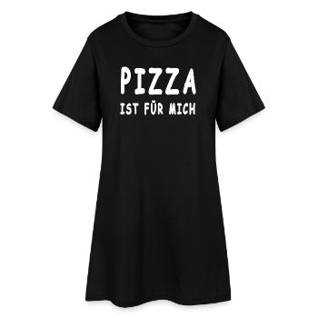 Pizza - Robe T-shirt Femme - noir - Devant