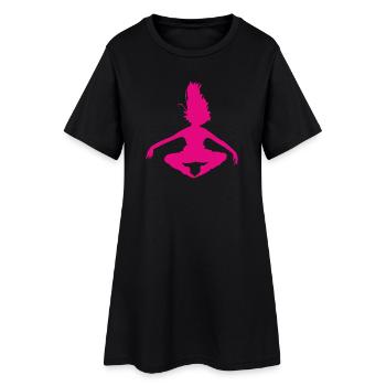 Dance Jump Girl - Women’s T-Shirt Dress - black - Front