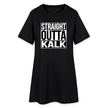 TOUT DROIT SORTI DE L’EAU DE COLOGNE CITRON VERT - Robe T-shirt Femme - noir - Devant