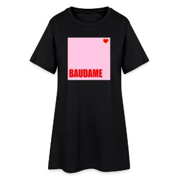 MAÎTRE D’OUVRAGE BAUDAME HAUSBAU HERZ - Robe T-shirt Femme - noir - Devant