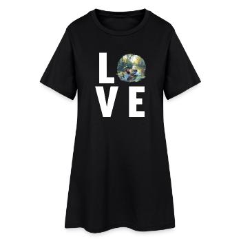 Canards Canard - Robe T-shirt Femme - noir - Devant