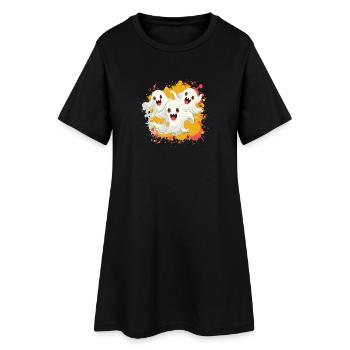 Ghost Trio Comic - Women’s T-Shirt Dress - black - Front