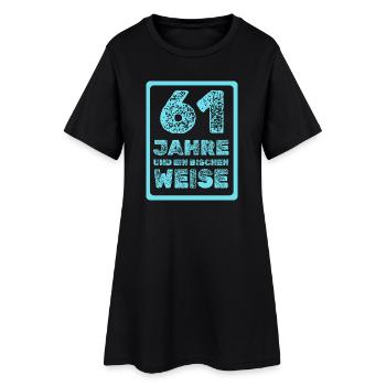 Sagesse 61 - Robe T-shirt Femme - noir - Devant