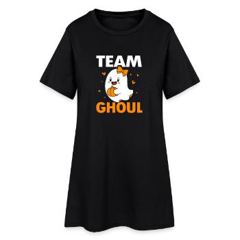 Gender Reveal Halloween Werdender Papa - Frauen T-Shirt-Kleid - Schwarz - Vorne