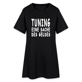 tuning - Women’s T-Shirt Dress - black - Front