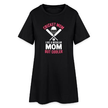 Cricket disant maman drôle Cricket cadeau - Robe T-shirt Femme - noir - Devant