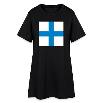 Stop_Your_Intentions_Flag - Robe T-shirt Femme - noir - Devant