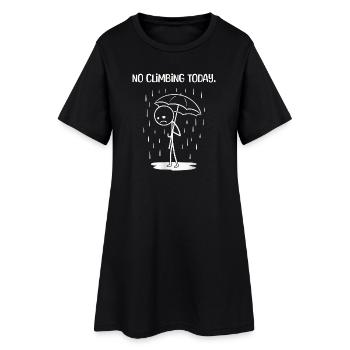 Lustiges Heute leider kein CLimbing - Robe T-shirt Femme - noir - Devant
