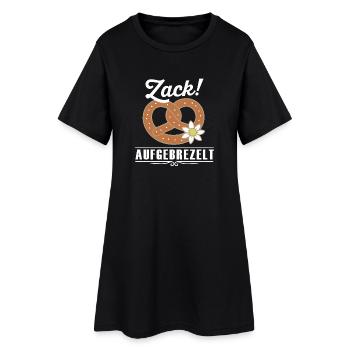 Zack aufbrezelt – Lustiger Tracht Spruch - Robe T-shirt Femme - noir - Devant
