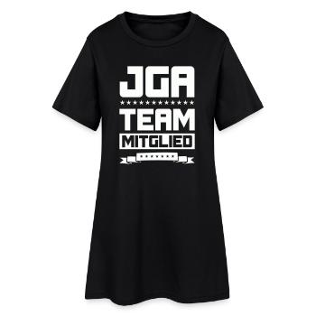 MEMBRE DE L’ÉQUIPE DE L’ENTERREMENT DE VIE DE GARÇON - Robe T-shirt Femme - noir - Devant