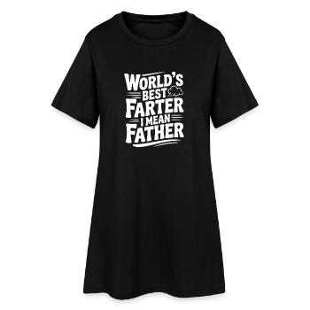Le meilleur farter du monde, je veux dire père - Robe T-shirt Femme - noir - Devant