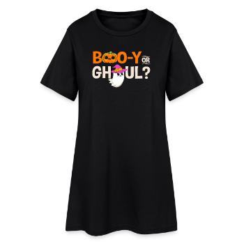 Halloween Gender Reveal - Frauen T-Shirt-Kleid - Schwarz - Vorne