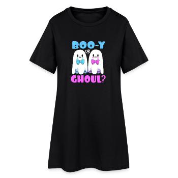 Révélation du sexe Halloween future maman - Robe T-shirt Femme - noir - Devant