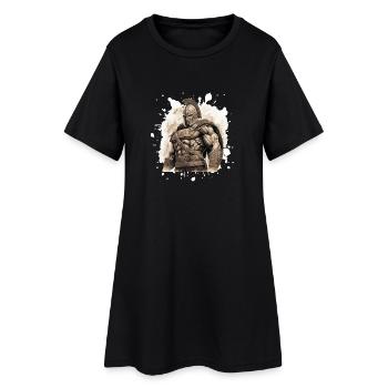 Spartan Muscles Gladiator Gym - Robe T-shirt Femme - noir - Devant