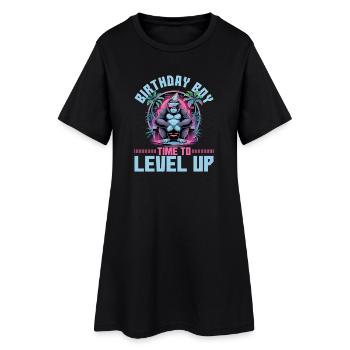 Birthday Gamer VR - Women’s T-Shirt Dress - black - Front