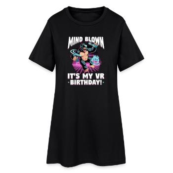 Birthday Gamer VR - Women’s T-Shirt Dress - black - Front