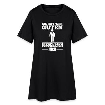 JGA Team Bräutigam Junggesellenabschied - Frauen T-Shirt-Kleid - Schwarz - Vorne