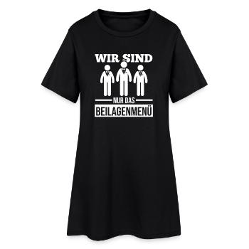 JGA Team Bräutigam Junggesellenabschied - Frauen T-Shirt-Kleid - Schwarz - Vorne
