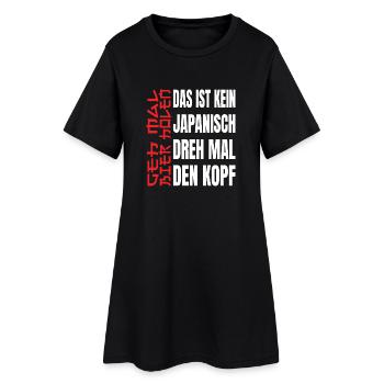 Geh Mal Bier Holen lustige Sprüche - Frauen T-Shirt-Kleid - Schwarz - Vorne