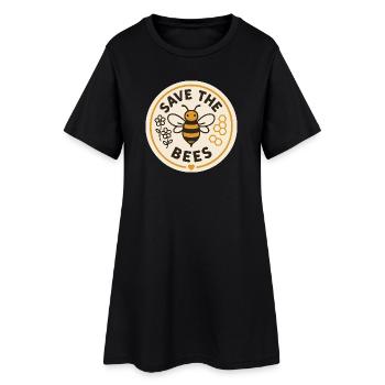 Sauvez les abeilles - Motif d’abeille de la nature - Robe T-shirt Femme - noir - Devant