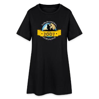 18. Anniversaire Qui fait vibrer la foule depuis 11/2007 - Robe T-shirt Femme - noir - Devant