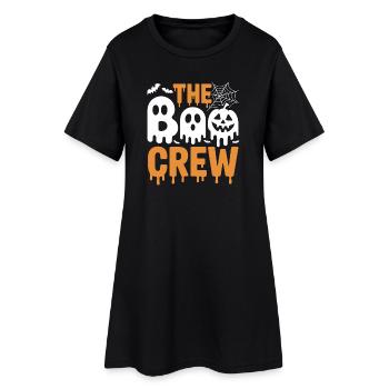 The Boo Crew Halloween Tee - Women’s T-Shirt Dress - black - Front