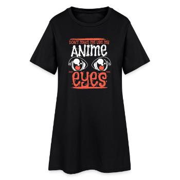 Anime Manga Otaku Kawaii Japan Cosplay Comic - Women’s T-Shirt Dress - black - Front