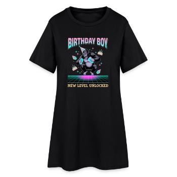 Birthday Gamer VR - Women’s T-Shirt Dress - black - Front