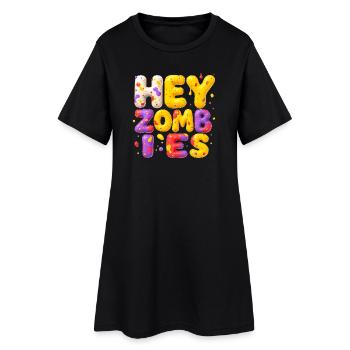 Halloween & Zombie Design Cool Fun - Robe T-shirt Femme - noir - Devant