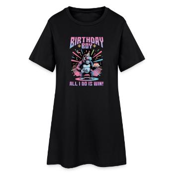 Birthday Gamer VR - Women’s T-Shirt Dress - black - Front