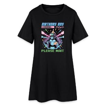 Birthday Gamer VR - Women’s T-Shirt Dress - black - Front