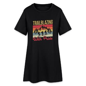 Chef scout Trailblazing Whit Pride Scout - Robe T-shirt Femme - noir - Devant