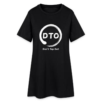 Logo du cercle Ne Pas Tap Out - Robe T-shirt Femme - noir - Devant