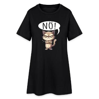 Non, juste non, non, non, chat, chat - Robe T-shirt Femme - noir - Devant