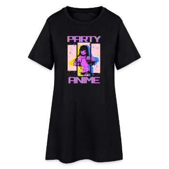 Fête Célébration Anime Manga Otaku Kawaii Japon Cosplay - Robe T-shirt Femme - noir - Devant