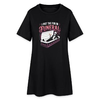 Funérailles amusantes : Funérailles amusantes - Halloween - Robe T-shirt Femme - noir - Devant