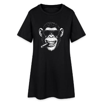 Smokin Monkey Lunettes de soleil - Robe T-shirt Femme - noir - Devant