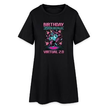 Birthday Gamer VR - Women’s T-Shirt Dress - black - Front