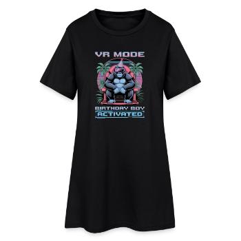 Birthday Gamer VR - Women’s T-Shirt Dress - black - Front