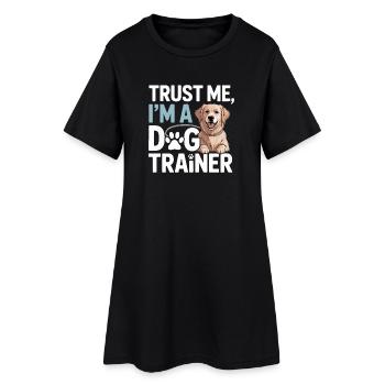 École canine Dog Lover Dresseur de chiens - Robe T-shirt Femme - noir - Devant