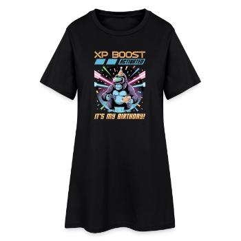 Birthday Gamer VR - Women’s T-Shirt Dress - black - Front