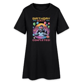 Birthday Gamer VR - Women’s T-Shirt Dress - black - Front