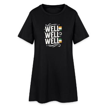 Bien Bien Bien Avec Drapeau Indien - Robe T-shirt Femme - noir - Devant