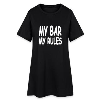 Bear - Women’s T-Shirt Dress - black - Front