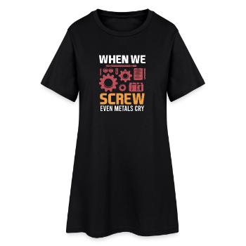 Mechanical Engineering Mechanical Engineer - Women’s T-Shirt Dress - black - Front