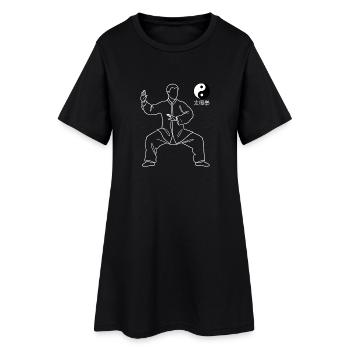 Tai Chi Arts Martiaux Stylish - Robe T-shirt Femme - noir - Devant
