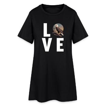 Aigle - Robe T-shirt Femme - noir - Devant