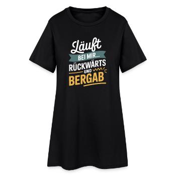 Marche arrière et descente pour moi - Robe T-shirt Femme - noir - Devant