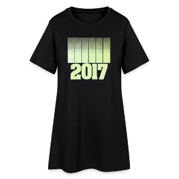 2017 - Robe T-shirt Femme - noir - Devant