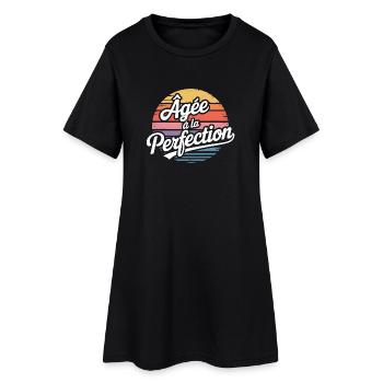 Aged to Perfection - Women’s T-Shirt Dress - black - Front
